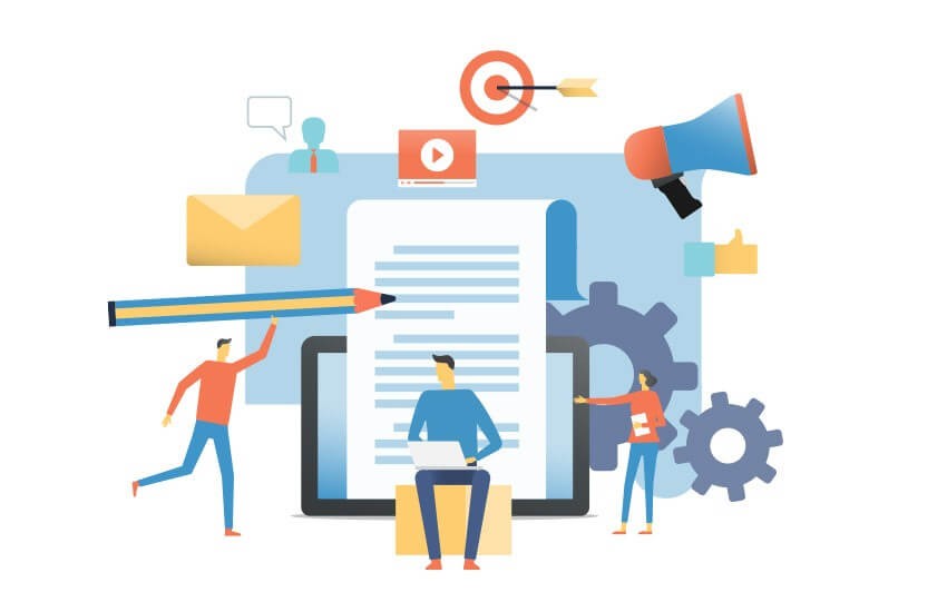 Content Marketing Illustration