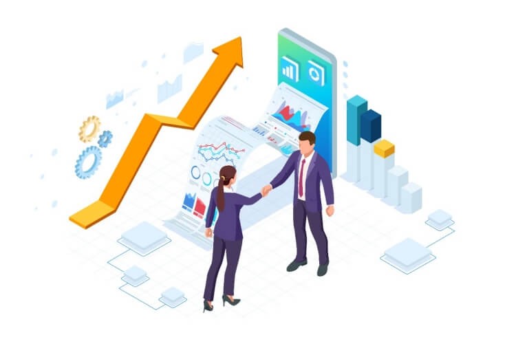 B2B Email Marketing Illustration