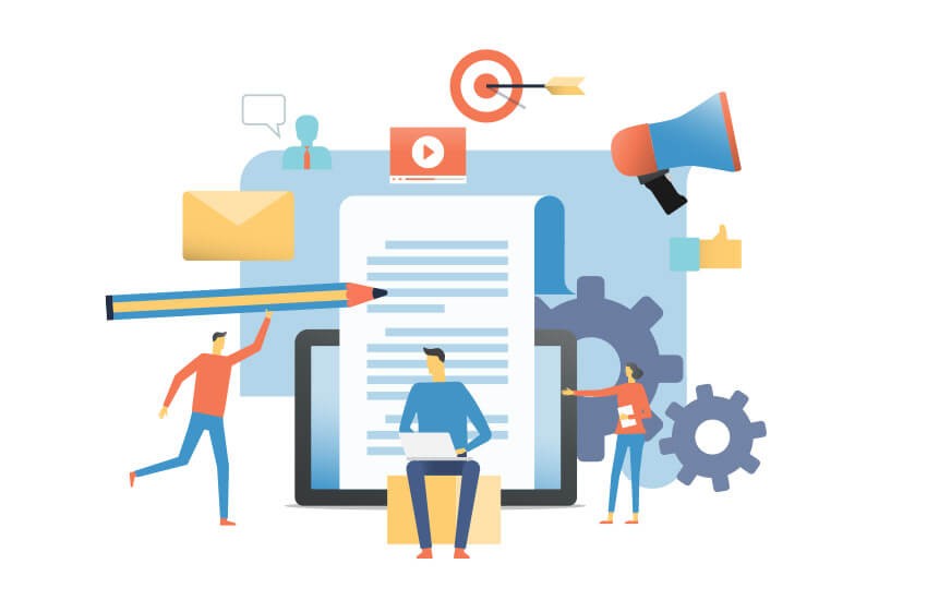 Content Marketing Illustration