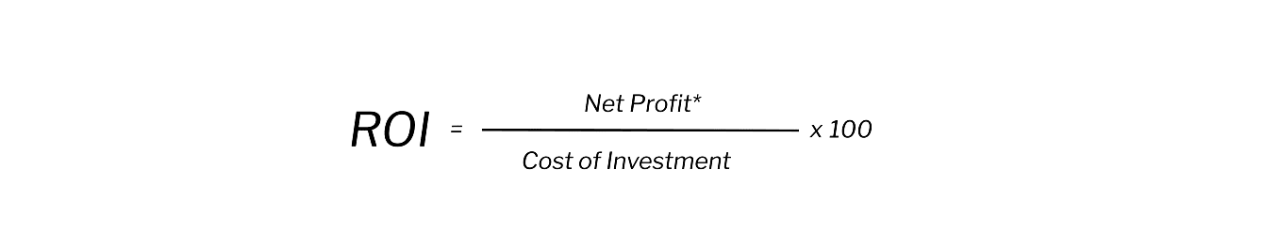 ROI formula