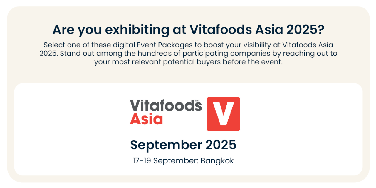 Vitafoods Asia event packages