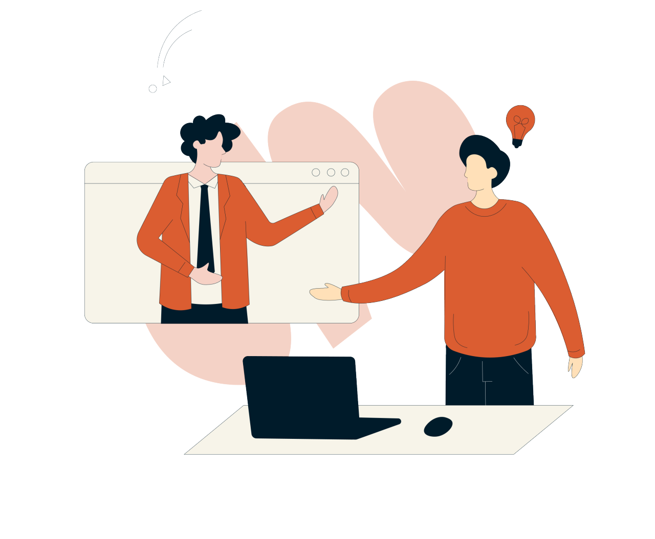 illustration of webinar