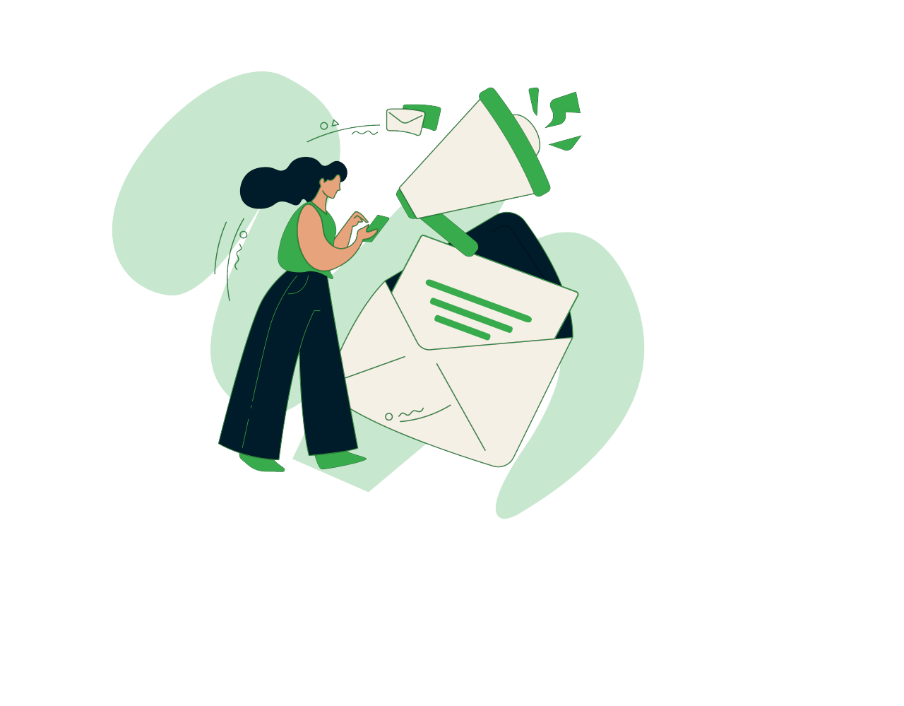 digital marketing illustration
